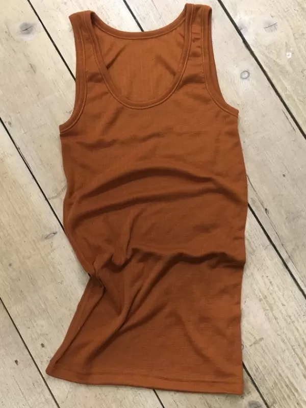 Uldundertøj Til Dame>Termoland Tank Top I Brændte Farver Til Kvinder I Str. XS
